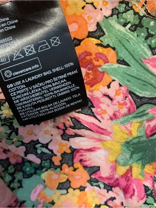 H&M Cotton Floral Smocked Midi Dress - Picture 5 of 11